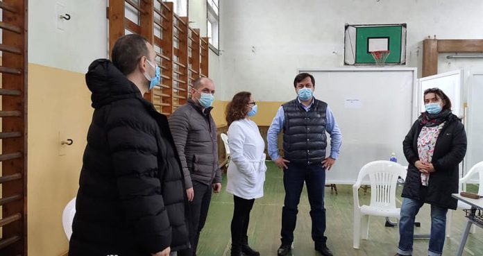 Romanescu, în inspecție la cele două centre de vaccinare