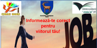 Sesiuni de consiliere în carieră pentru elevii din mai multe localități