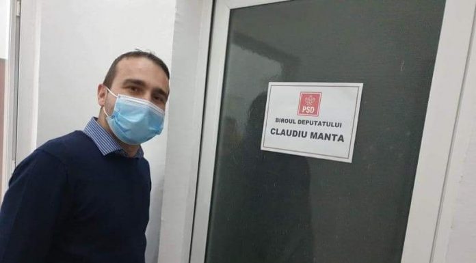 Claudiu Manta și-a deschis al doilea birou parlamentar