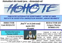 A apărut ultimul număr din ,,Hohote” – publicație de divertisment, satiră și umor