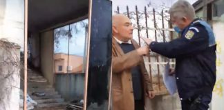 VIDEO: Scandal între un afacerist și o familie de rromi, pe strada Jiului. Polițist înjurat ca la ușa cortului!