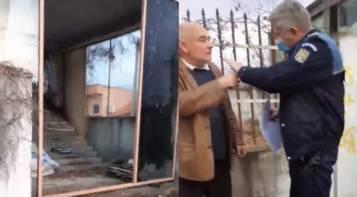 VIDEO: Scandal între un afacerist și o familie de rromi, pe strada Jiului. Polițist înjurat ca la ușa cortului!