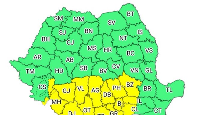 Meteorologii anunță ninsori! E cod galben pentru Gorj!