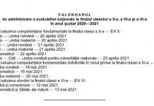 Calendarul evaluărilor naționale la finalul claselor a II-a, a IV-a și a VI-a, publicat în Monitorul Oficial