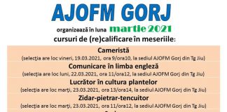 De mâine, AJOFM demarează selecția persoanelor pentru cursurile de formare profesională