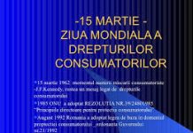 Ziua mondială a drepturilor consumatorilor