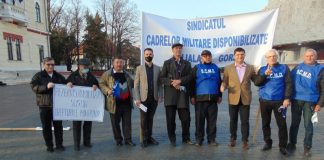 Pensionarii militari gorjeni, solidari cu minerii din Oltenia