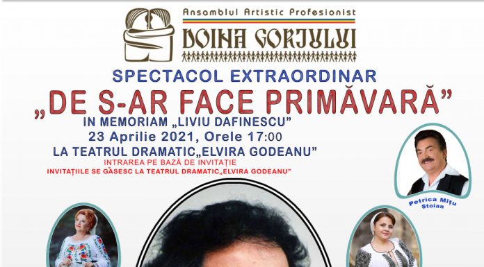 Spectacol al Ansamblului ”Doina Gorjului”, transmis live pe Facebook