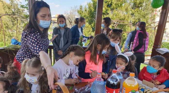 Acțiune a TSD Motru! Aproape 50 de copii au colorat ouă