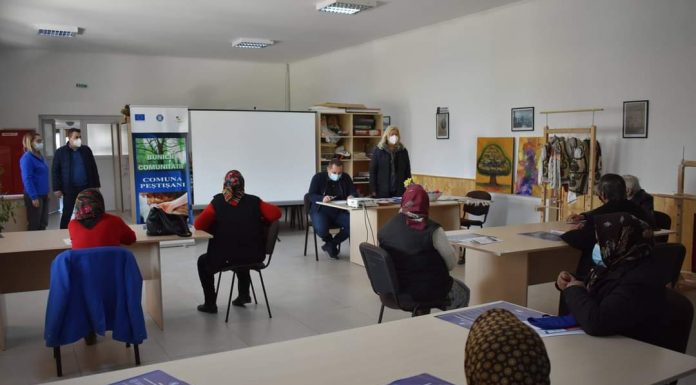 Întâlnire DSP Gorj cu beneficiari ai proiectului Bunicii Comunității Peștișani