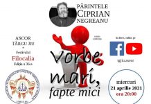 O nouă ediție a Festivalului „Filocalia”