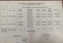 Programul de Paște al mijloacelor de transport ale Transloc