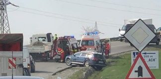 Accident rutiere fără victime, pe centura Târgu-Jiului
