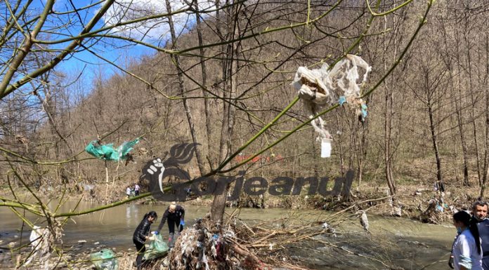 Tone de gunoaie „pescuite” din râul Motru!