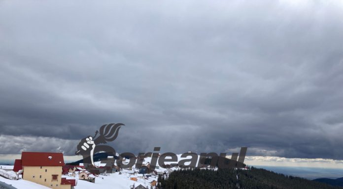 Viscol la Rânca! Drumarii au intervenit ca iarna!