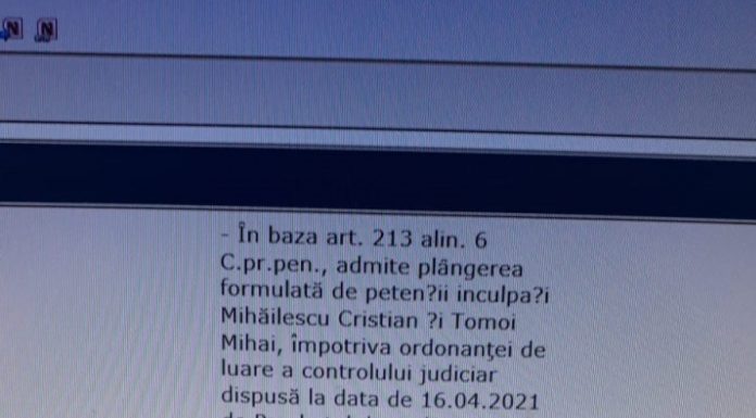 Cei doi salariați ai CJ Gorj au scăpat de sub controlul judiciar