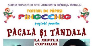 ,,Păcală și Țândală”, la Teatrul Dramatic ,,Elvira Godeanu”