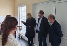 Centru de vaccinare la Turburea