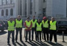 Ies din greva foamei dar continuă protestele la Târgu Jiu