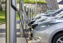 Stație de încărcare rapidă a mașinilor electrice, la mall-ul din Târgu-Jiu