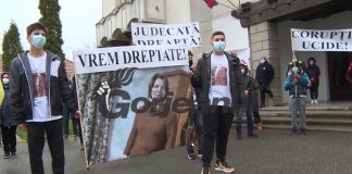 Protest la Novaci împotriva unui magistrat cu funcție de conducere!