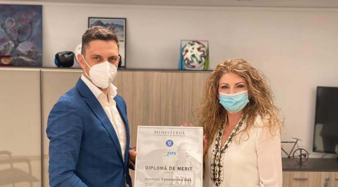 Diplomă de merit pentru Constantina Diță