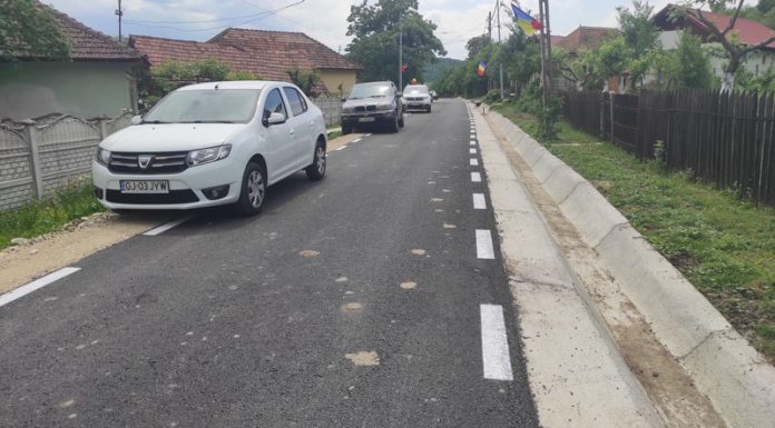 Drum asfaltat scump, dar special pentru Bicentenarul Tudor Vladimirescu de la Vladimir