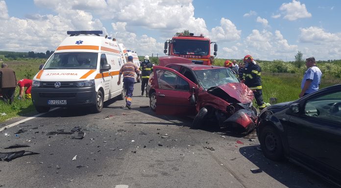 Accident cu 4 victime la Rasovița