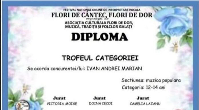 Noi trofee pentru elevii Școlii Populare de Arte