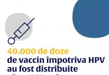 MS a distribuit 40.000 de doze de vaccin împotriva HPV către DSP-uri