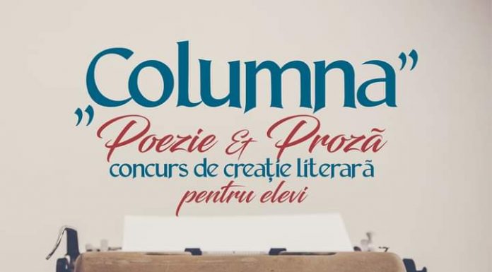 Au fost anunțate rezultatele concursului „COLUMNA – poezie & proză”