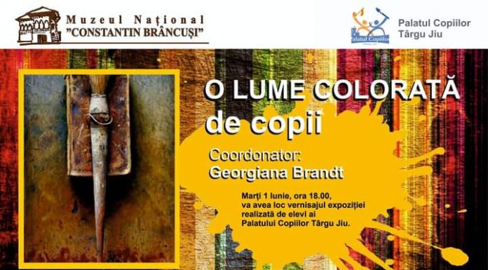 Expoziție de pictură a elevilor de la Palatul Copiilor, la Muzeul Național „Constantin Brâncuși”