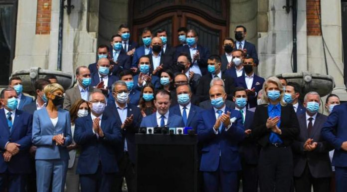 Patru liberali din Gorj, la lansarea candidaturii lui Cîțu