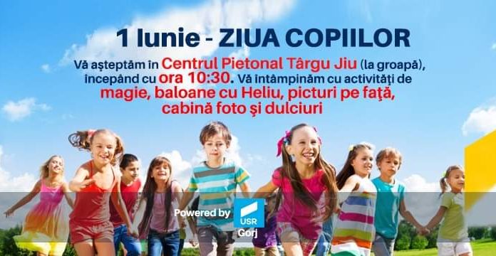 USR Gorj organizează petrecere cu un magician pentru copiii din Târgu Jiu