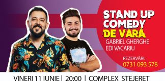 Spectacol de stand-up comedy, la Târgu-Cărbunești