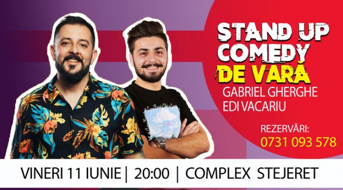Spectacol de stand-up comedy, la Târgu-Cărbunești