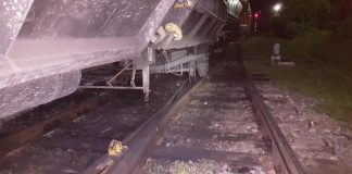 Incident feroviar la CEO! Trei vagoane ale CFR Marfă, avariate la Turceni