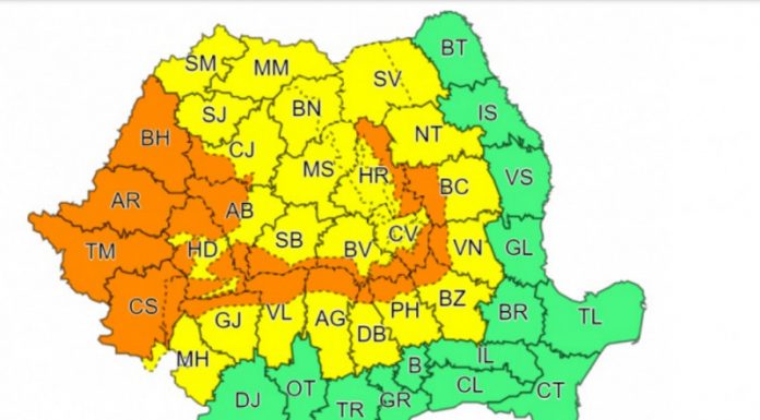 Alertă de vreme rea