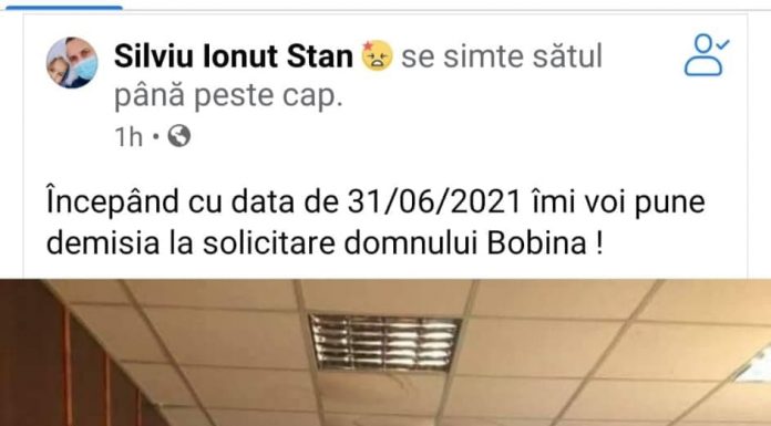 FOTO: Primar, demisie pe Facebook, într-o zi care nu există în calendar!