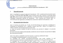 A început completarea cererilor-tip de înscriere la BAC