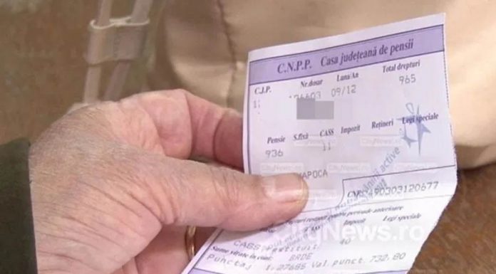 Anunț despre recalculcarea pensiilor