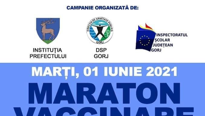 Târgu-Jiu: Maraton de vaccinare, de 1 Iunie