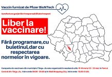 Vaccinare la Mall și în Parcul Central