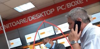 VIDEO: Șef din CEO, la shopping, în timpul programului, cu mașina companiei!