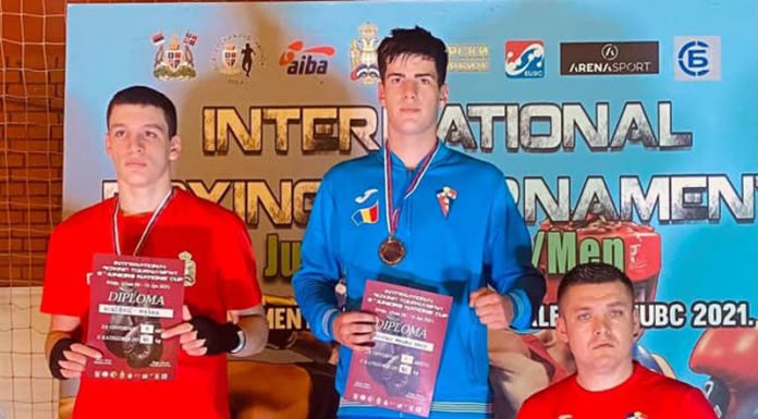 Angelo Teodosescu, aur în Serbia