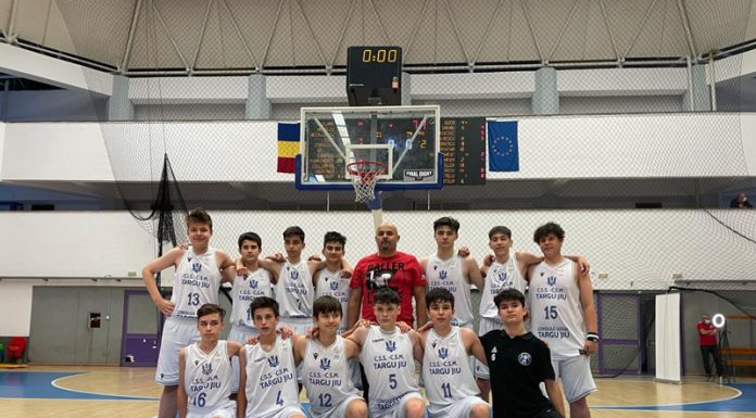 CSS Târgu Jiu U14 a încheiat sezonul pe locul șapte