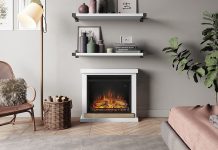 Alb elegant, rustic sau modern, șemineul electric reprezintă noul trend în materie de încălzire și decor
