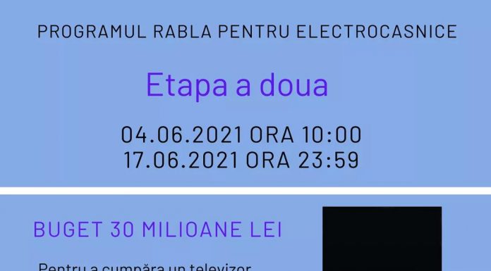 Rabla pentru electrocasnice: De mâine se pot genera noi vouchere