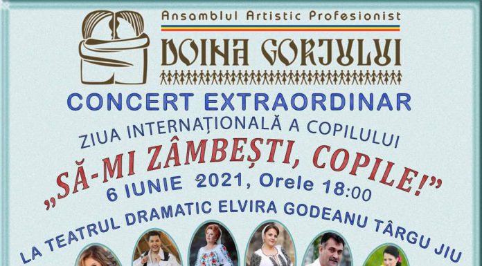 Duminică, spectacol extraordinar al Ansamblului Doina Gorjului