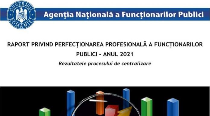 ANFP, raport privind perfecționarea profesională a funcționarilor publici